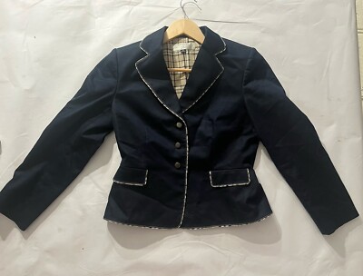 Tahari Navy Tahari Blue Blazer Tahari Navy Blue Fully Lined Button
