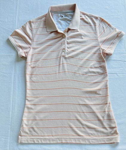 ADIDAS Stripped Collared Sports Golf Tennis Polo Shirts x2 Women's Size Small - Picture 8 of 13