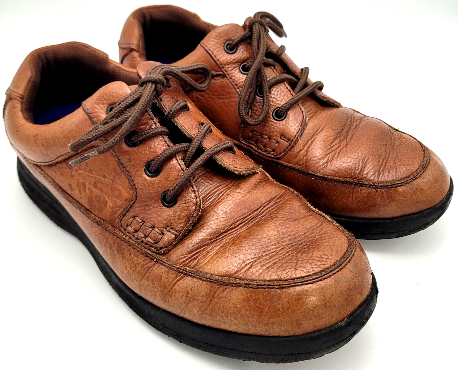 SAOLA Nunn Bush Cam Moc Toe Oxford Style 84694 222 colore cognac cadente uomo taglia 11 5