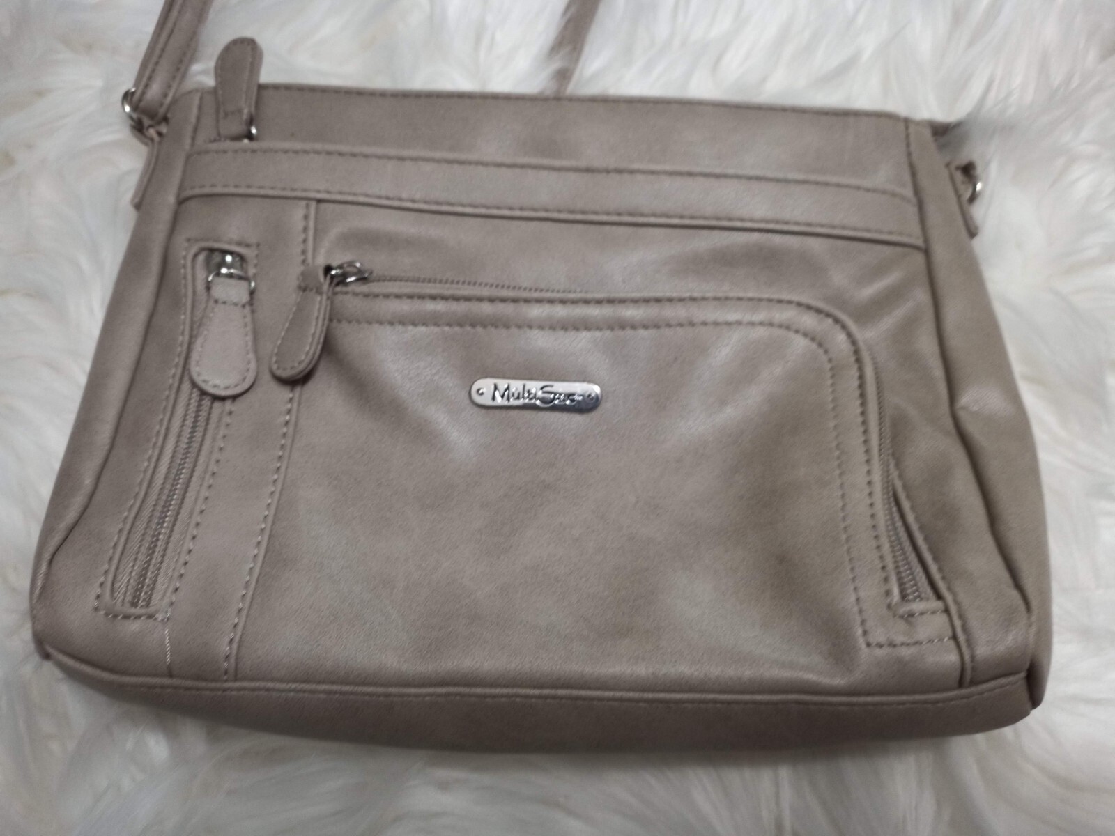 MultiSac Purse Crossbody Women's Handbag Shoulder Medium Beige