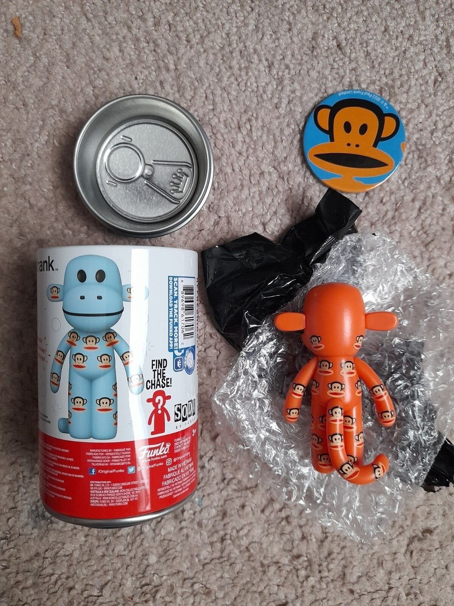 Sock Monkey Orange Chase Funko SODA 1/1,400 Rarity Paul Sock Monkey Orange Chase Funko SODA 1/1,400 Rarity Paul