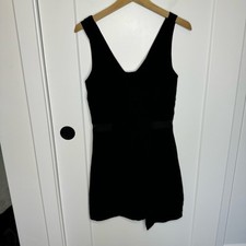 Rag & Bone Asymmetrical Pleated Little Black Dress Short Size 2