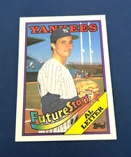 1988 Topps Baseball Al Leiter Rookie Card #18 Set Break NM. rookie card picture