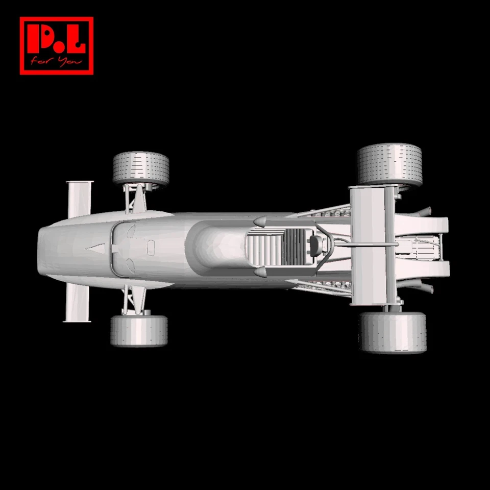 STL файл - Ferrari 312B (1970) - 3D печать 1/87 64 43 32 24 18 hot wheels CMC BBR - Изображение 4 из 4