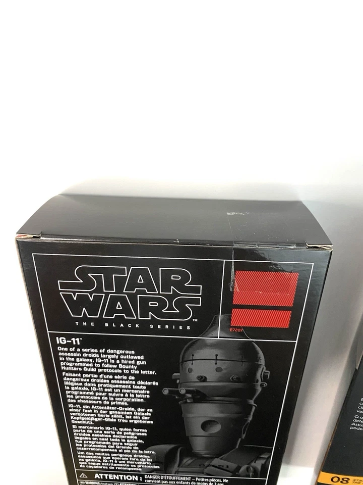 Lote Star Wars The Mandalorian Black Series - Moff Gideon e IG-11 (Abierto) Foto 4 de 4