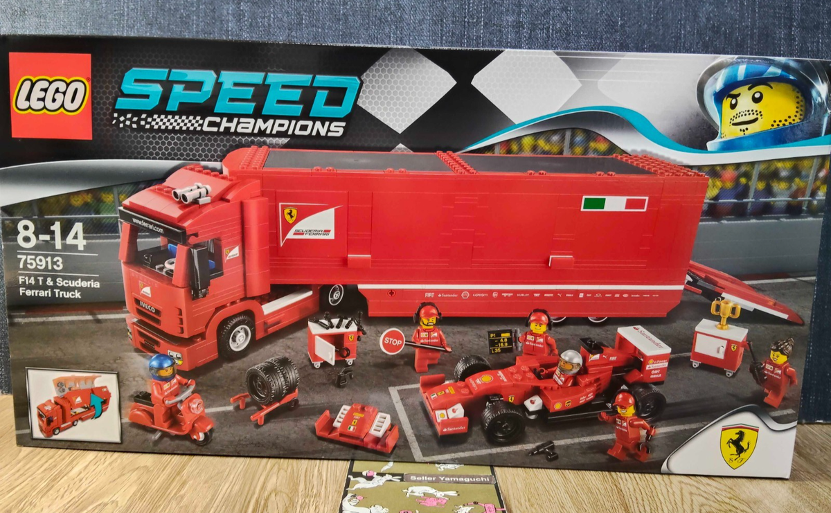 LEGO SPEED CHAMPIONS F14 T & Scuderia Ferrari Truck 75913 In 2015