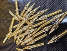 M7x32 Split Rim Wheel Bolt - Gold Spike - 2 Or 3 Piece Style 5 Rc090 Bbs M7x32 Split Rim Wheel Bolt - Gold Spike - 2 Or 3 Piece Style 5 Rc090 Bbs