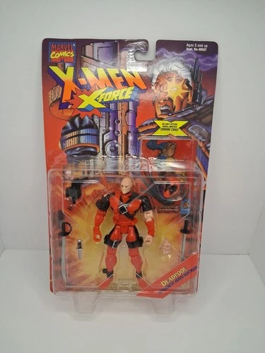 Toy Biz Deadpool X-Men X-Force Boxed Action Figure 1993 Includes Weapons