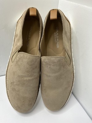 Donald Pliner Shoes Mens Size 10 Beige Suede Slip On  display picture 1