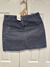 J. Crew Navy Corduroy Mini Skirt Sz 0