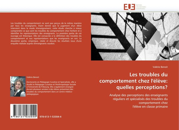 ValéRie Benoit | Les Troubles Du Comportement Chez L'éLèVe En Classe Primaire-image