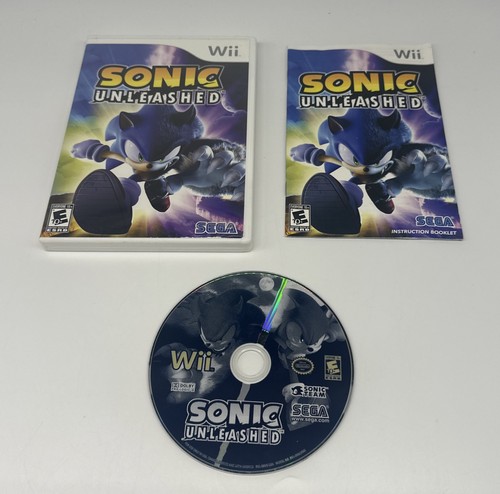 Sonic Unleashed (Nintendo Wii, 2008) Complete CIB