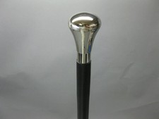 Antique Style Silver Brass Vintage Designer Handle Walking Wooden Stick Cane New