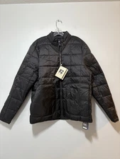 Frank And Oak Jacket Men’s XL Black Aero Packable Puffer Thermore Insulated