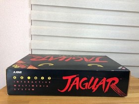 Atari Jaguar Game Console Black With Box Junk Not Tested Used Good Condition