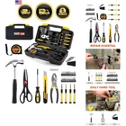 40-Piece Tool Set - General Household Hand Tool Kit with Plastic Toolbox Stor...