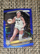 2025 Panini Prizm WNBA Angel Reese Blue Velocity Prizm #92 Chicago Sky