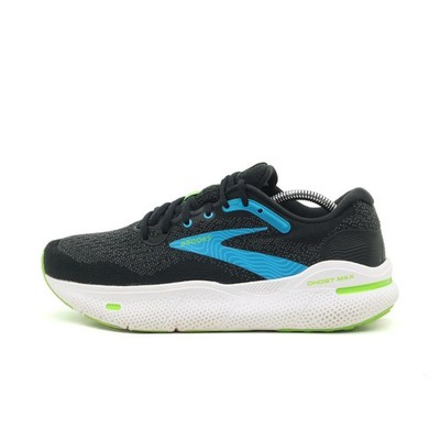 Brooks Herren Ghost Max Sneaker Schwarz/Blau/Grü Mesh Low-Top Laufschuhe EU 42,5