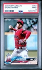 Shohei Ohtani 2018 Topps Update #US1 Rookie PSA 9