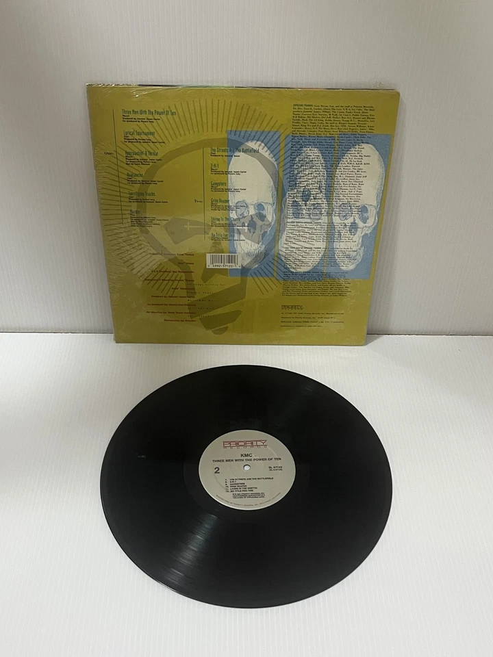 KMC – Three Men With The Power Of Ten LP 1991 US ORIG N.W.A. 2 PAC SNOOP DOGG - Image 2 of 2