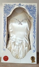 Vintage Preserved Boxed  Sealed Wedding Gown Ivory Beaded  Lace / Small/Petite