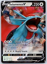 Salamence V 143/189 (NM) - SWSH03: Darkness Ablaze - Ultra Rare - Pokemon TCG