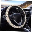 Boho Terrazzo Print Steering Wheel Covers Anti-Slip Elasticity Car Multicolor30