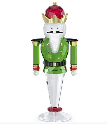 SWAROVSKI KRISTALL HOLIDAY CHEERS TOLLER ''NUSSKNACKER GRÜN, GROSS'' 5657975 NEU IN OVP