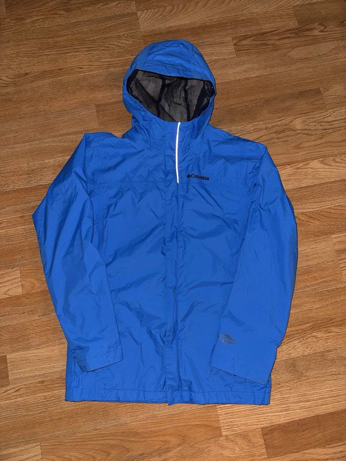 Columbia full zip windbreaker jacket, size L but see measurements
