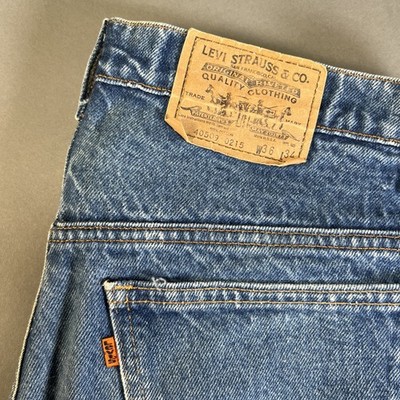 Vtg 80s LEVI S 509 Orange Tab Jeans 1986 Transition Years RARE Sz 36x34 (36x32)