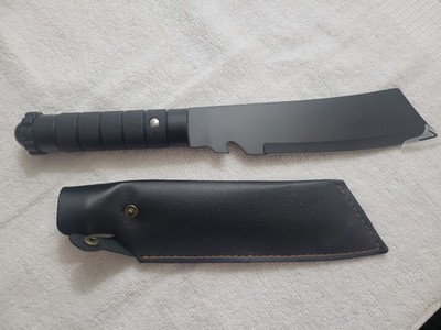 Fiona Outdoor Tools Multi Use Fixed Blade Camping Knife/Cleaver W/Sheath (B7)