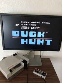Super Mario Bros Duck Hunt Track Meet Nintendo Entertainment System NES 1990 Wor