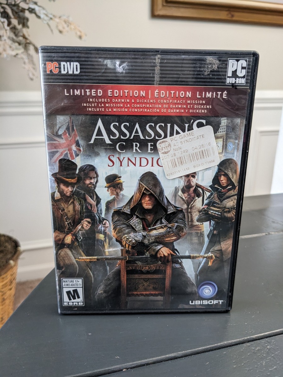 Assassin's Creed Syndicate Limited Edition PC DVD ROM Rated Mature