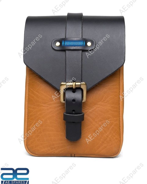Leder Magnetisch Benzintank Tasche Hellbraun FüR Ajs Triumph Royal Enfield ECS-image