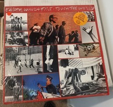 EARTH WIND & FIRE Vinyl Lp Touch The World Columbia Records 1987 SHRINK 40596