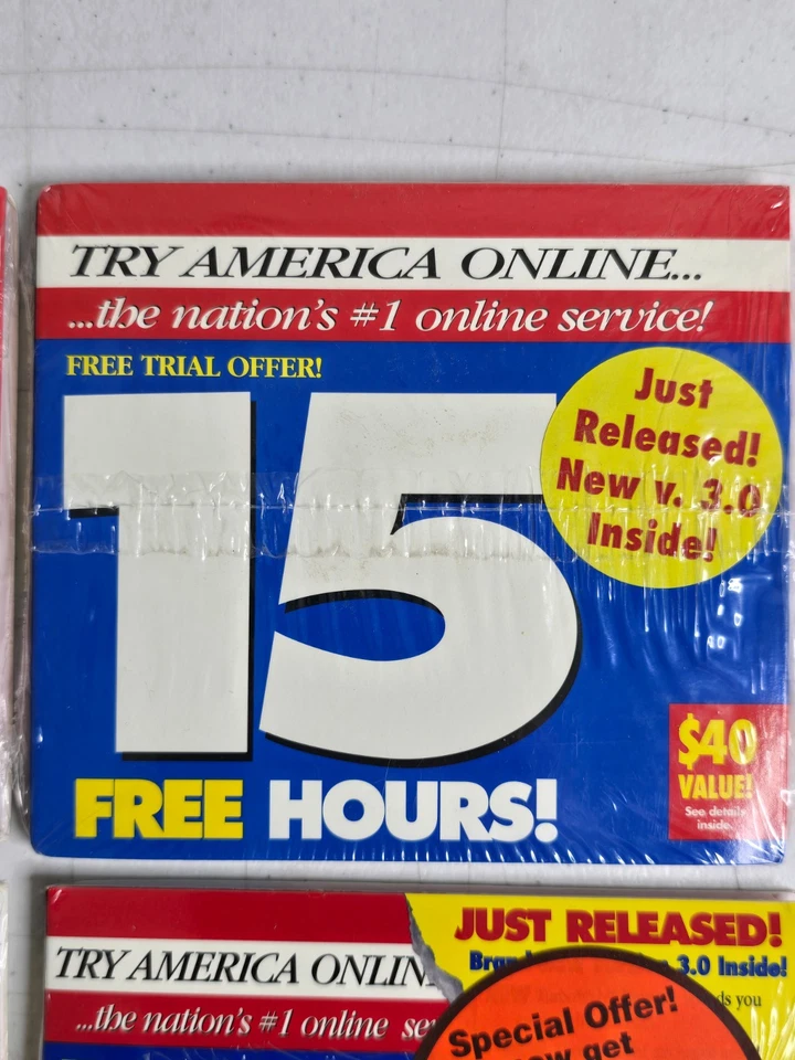 AOL Version 3.0 1996 America Online 3.5" Vintage Floppy Disk Unique Package! - Image 3 of 4