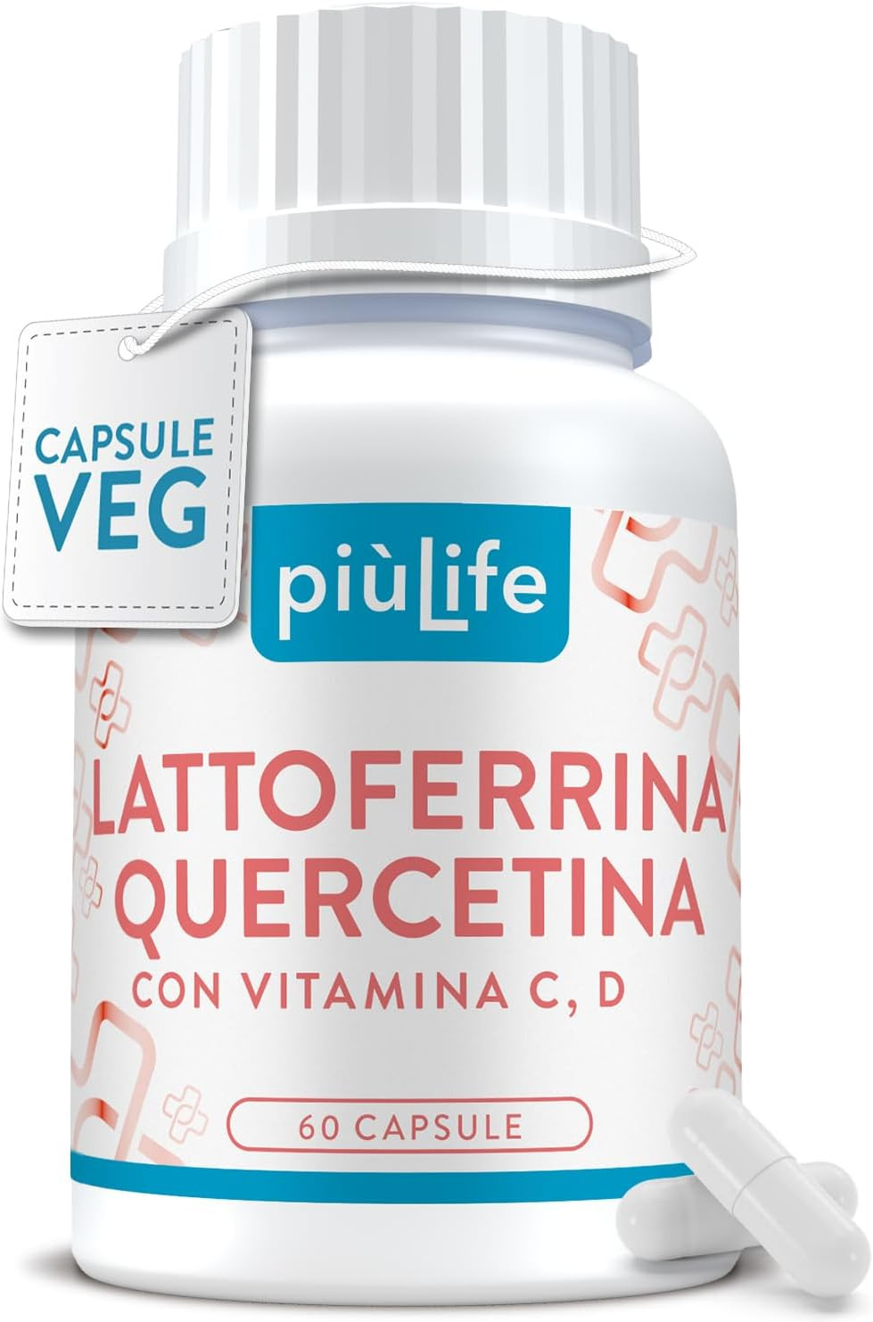 Lattoferrina 200 Immuno Quercetina Piulife: Massima Protezione 60cp