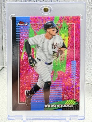 AARON JUDGE • 2026 Topps Finest Pink Mini-Diamonds /250 • NY Yankees