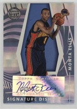2005-06 Topps First Row Signature Dish /190 Monta Ellis #SD-ME Auto 06bg