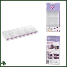 Bead Organizer Box 4 Locking Compartments Portable Craft Storage Small Parts