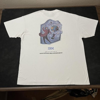 Vintage IBM Java Shirt Apple Microsoft Tech XL Coding Software Computer 90s JAVA