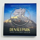 2025 American Silver Eagle Denali National Parks Series 1oz 999 Colorized Coin