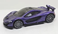 2014 Hot Wheels McLaren P1 Purple Die Cast - FREE TRACKED SHIPPING 