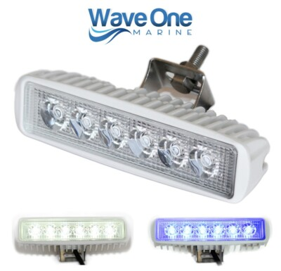 #ad #ad Wave One Marine Dual Color White amp; Blue LED Boat Spreader Flood Deck Light $49.99