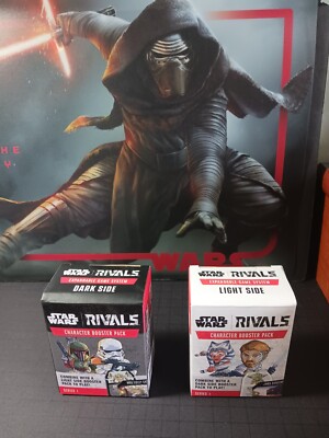 (2) Funko Star Wars Rivals Character Booster Pack series 1  2023 Dark/Light Side