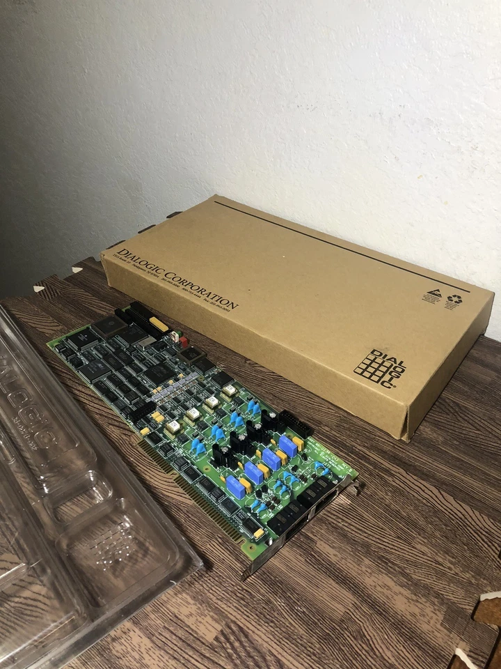 NEW Dialogic D/41E 04-0522-001 PCB Card 85-0134-043 Rev.B with 85-0146-003 Rev.A - Image 3 of 4