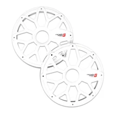 Cerwin Vega SM8FWW - 8" Speaker Grills Steel Flush Mount & White Powder Coating