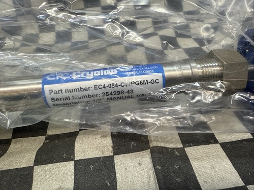 CPC-CRYOLAB Shutoff Valve 1/2", EC4-084-VWPG6M-GC, EC4084VWPG6MGC, SHIPSAMEDAY - Picture 4 of 7