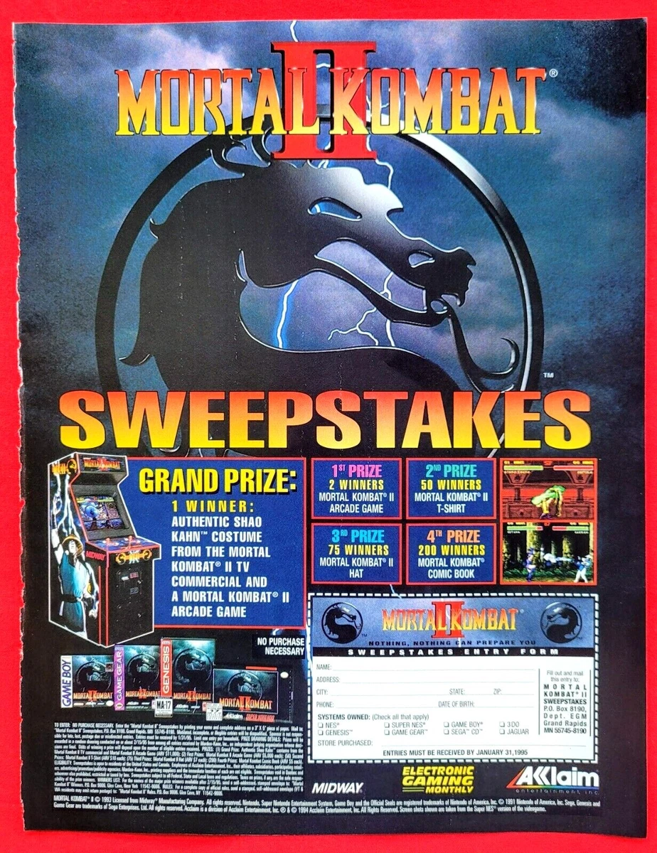 MORTAL KOMBAT II SPECIAL NES