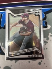2022 Elite Extra Edition Landon Sims Rookie RC Prospect Arizona /999